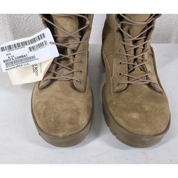 Altama Mens 12W Military Combat Boots GoreTex Vibram Coyote Tan SPE1C1-17-D-1082 - Picture 6 of 11